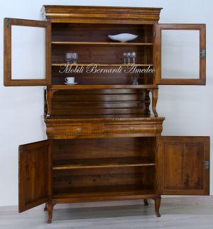 Louis Philippe style reproduction of a sideboard with solid cherry top